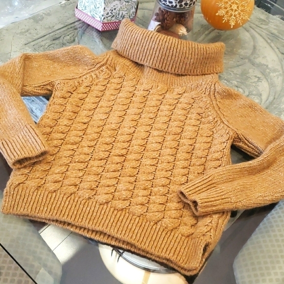 Massimo DUTTI CHUNKY BEIGE CABLE KNIT ALPACA WOOL BLEND SWEATER XS - Picture 2 of 7